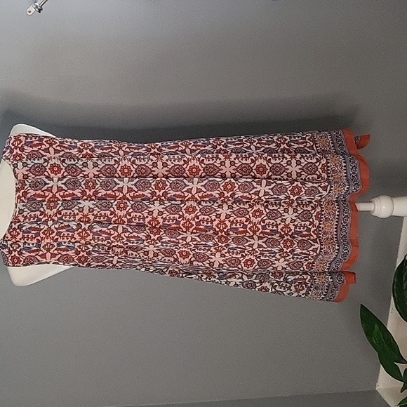 Max Studio Scoop Neck Lined Pull Over Figure Flattering Swing Dress - Size S - Picture 3 of 10